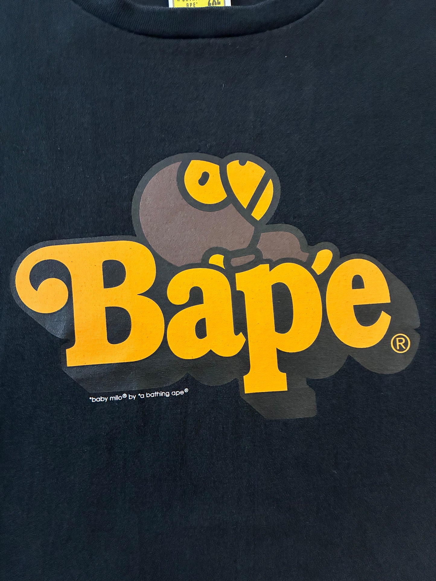 Bape Baby Milo on Bape Tee ‘Black’ (Pre-Owned)
