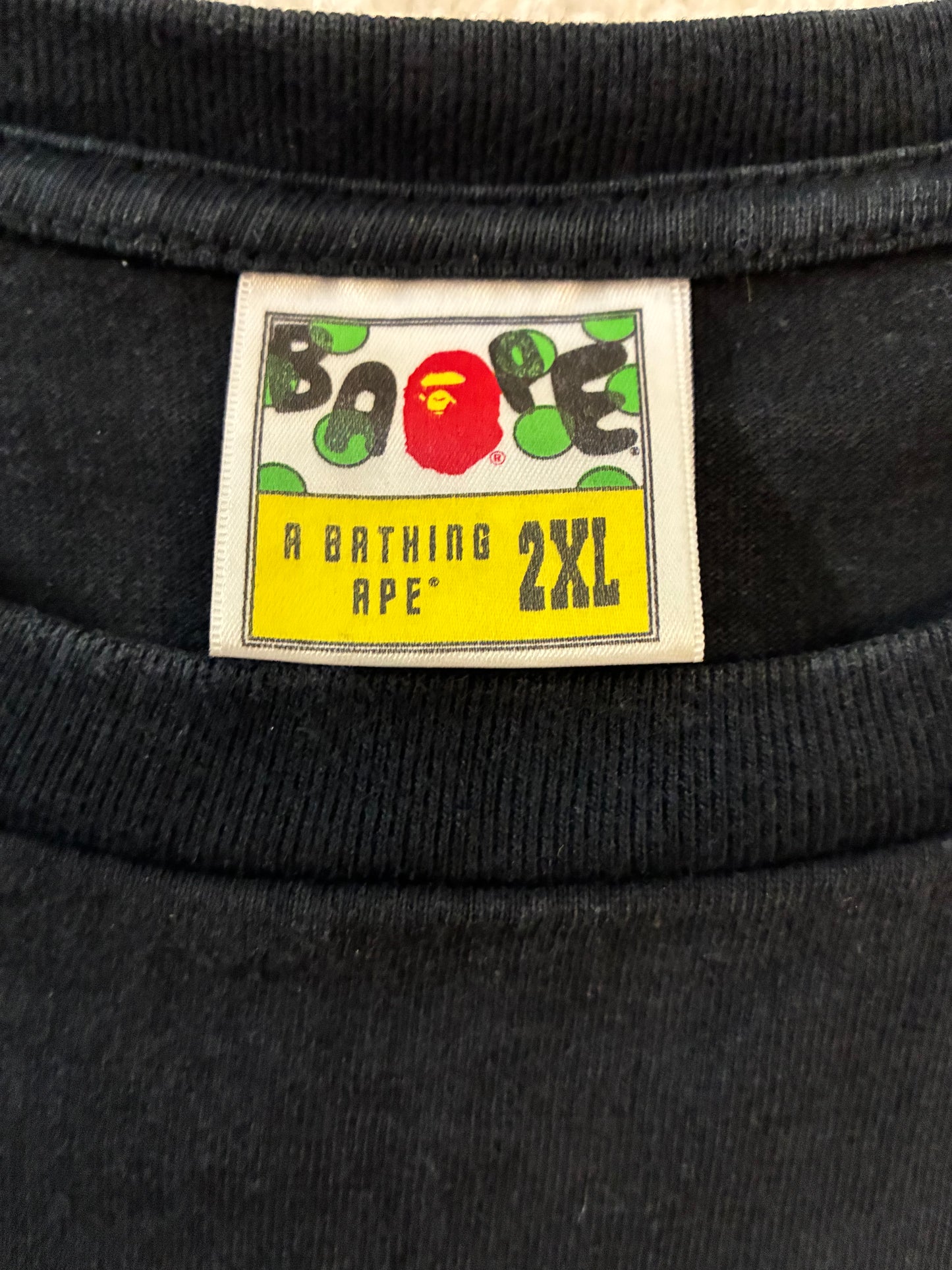 Bape Baby Milo on Bape Tee ‘Black’ (Pre-Owned)