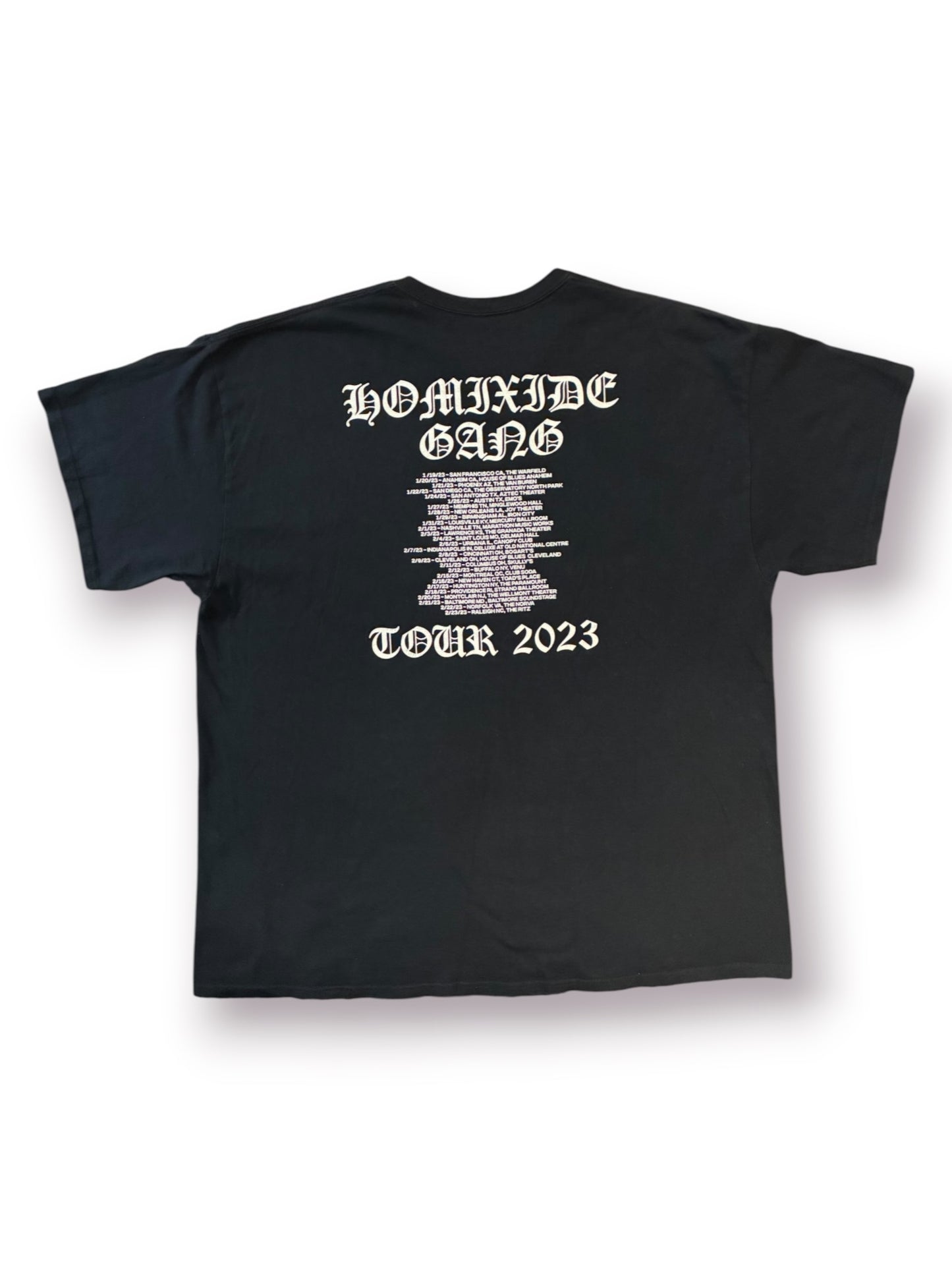 Homixide Gang “Free Demon Free Problem” Tour Tee ‘Black’