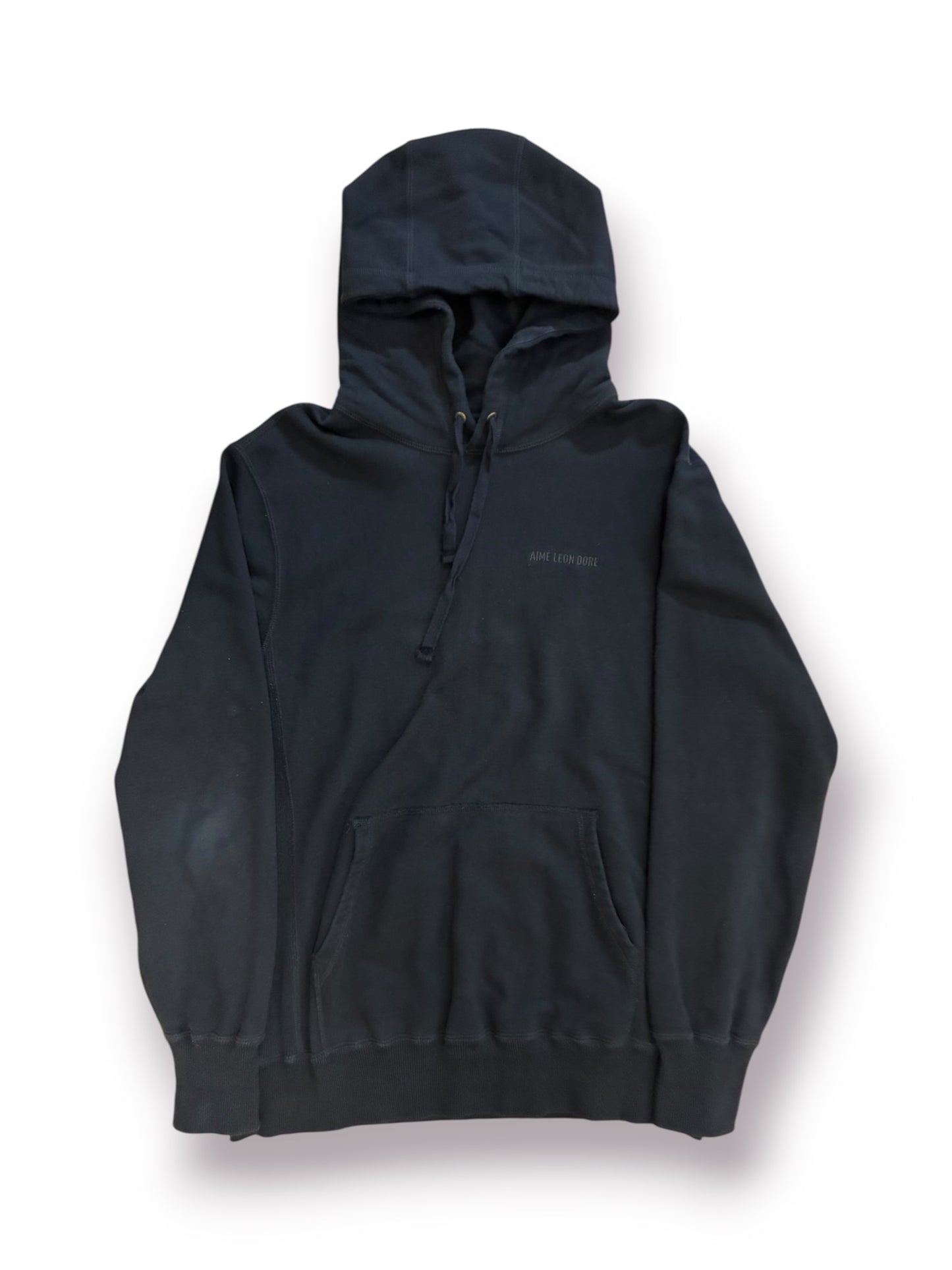 Aime Leon Dore Tonal Logo Hoodie ‘Black’ (Pre-Owned)