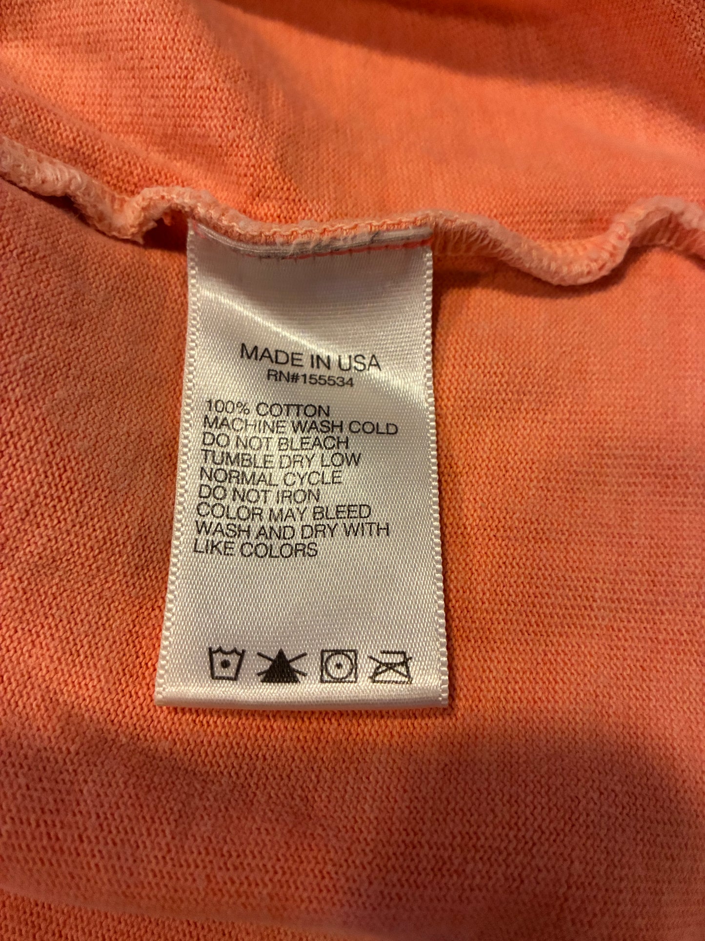 Kids See Ghosts "I See Ghosts" Long Sleeve Tee 'Neon Orange' (Pre-Owned)