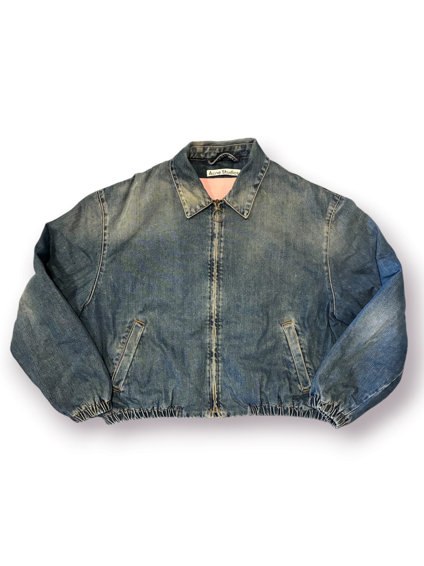 Acne Studios Oparad Padded Denim Jacket 'Blue' (Pre-Owned)