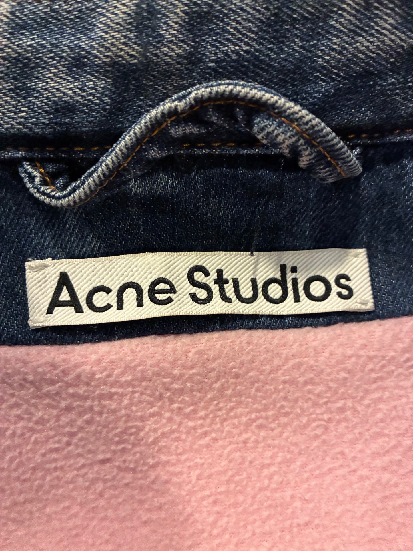 Acne Studios Oparad Padded Denim Jacket 'Blue' (Pre-Owned)