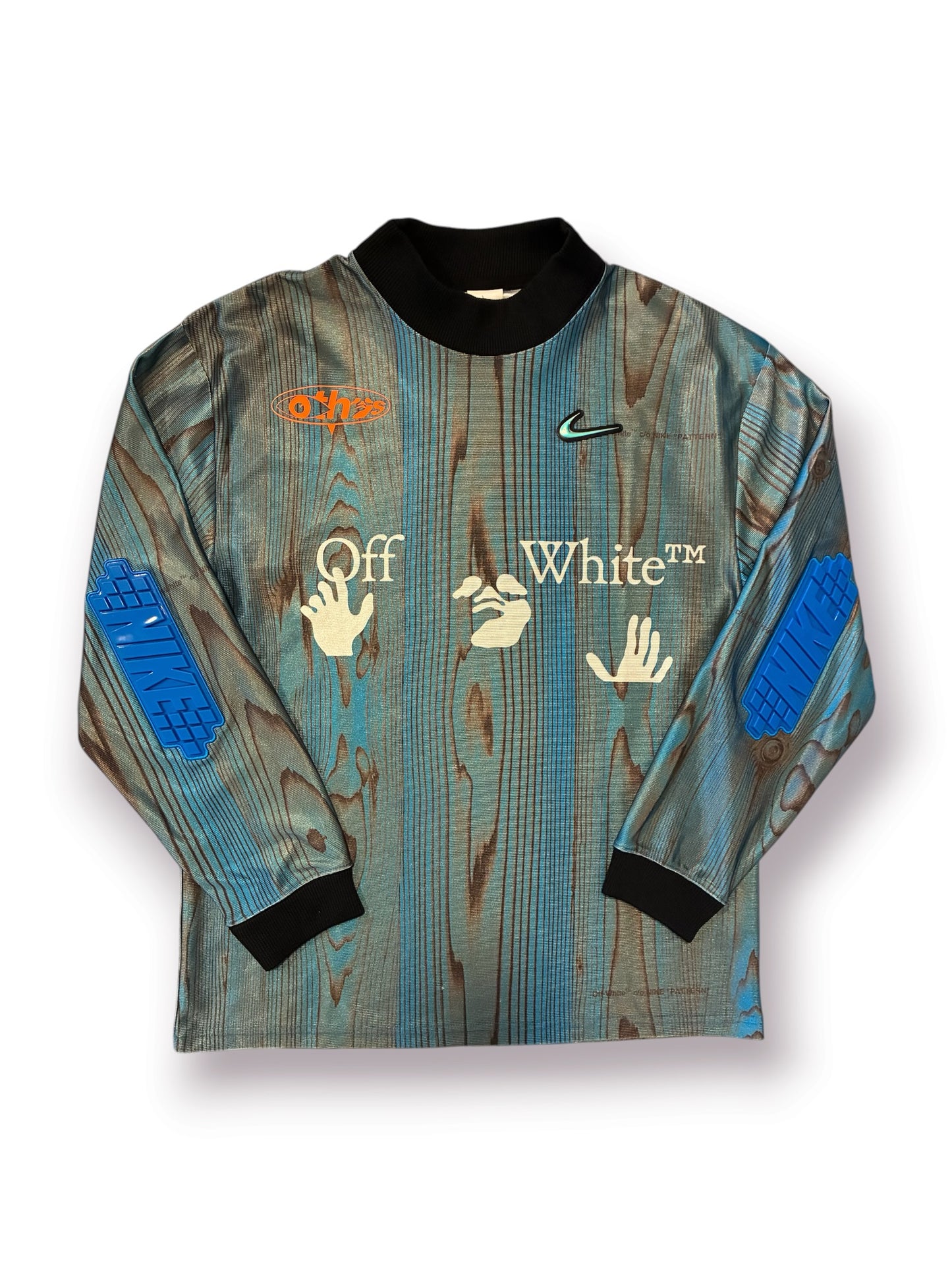 OFF-WHITE x Nike 001 Soccer Jersey 'Blue' (Pre-Owned)