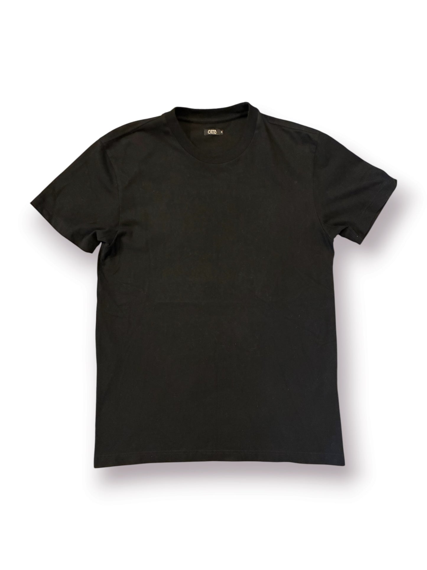 CHITO Finesse Pup Rhinestone Short Sleeve Tee 'Black' (Pre-Owned)