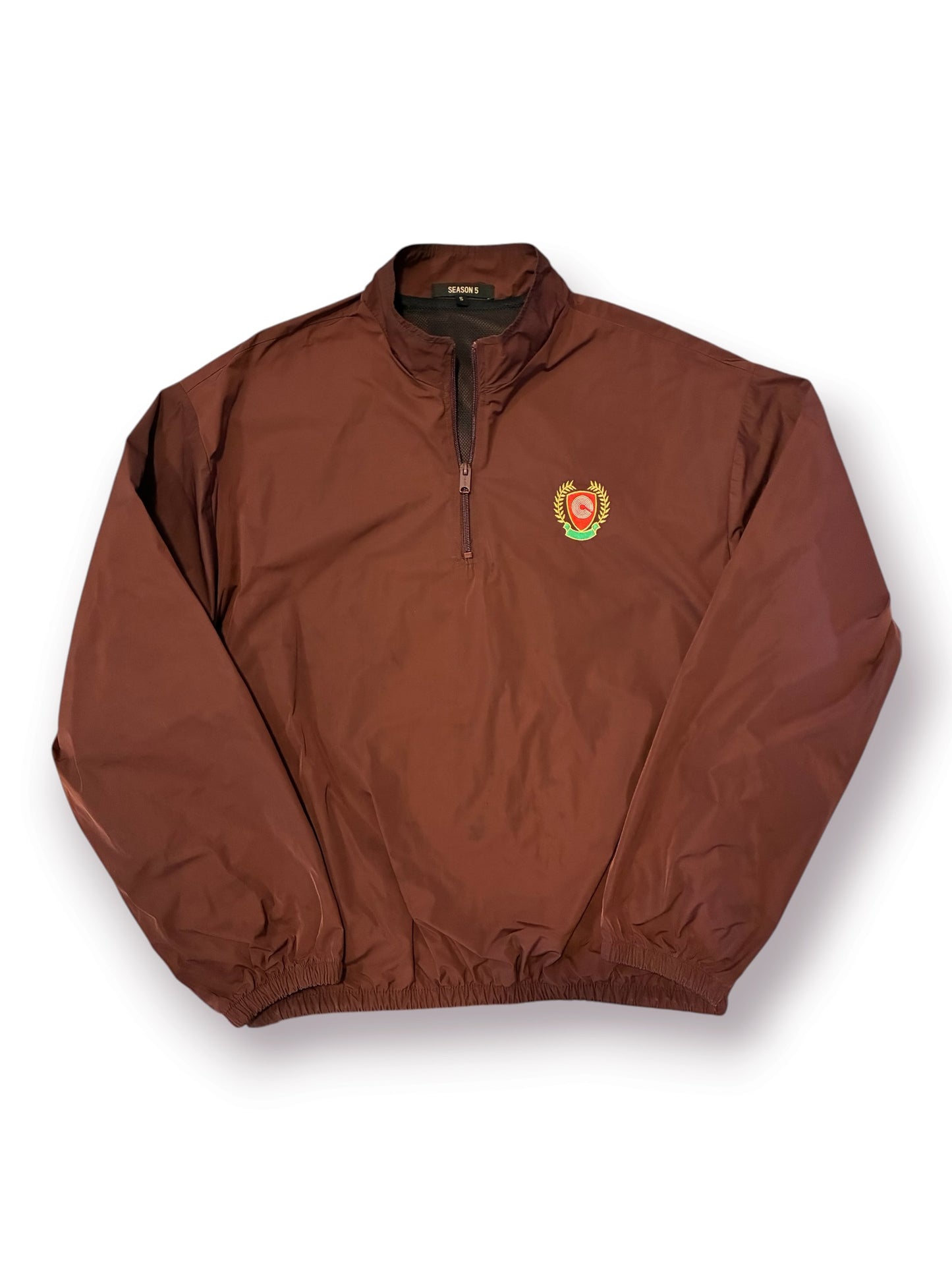 Yeezy Season 5 Half-Zip Windbreaker 'Oxblood' (Pre-Owned)