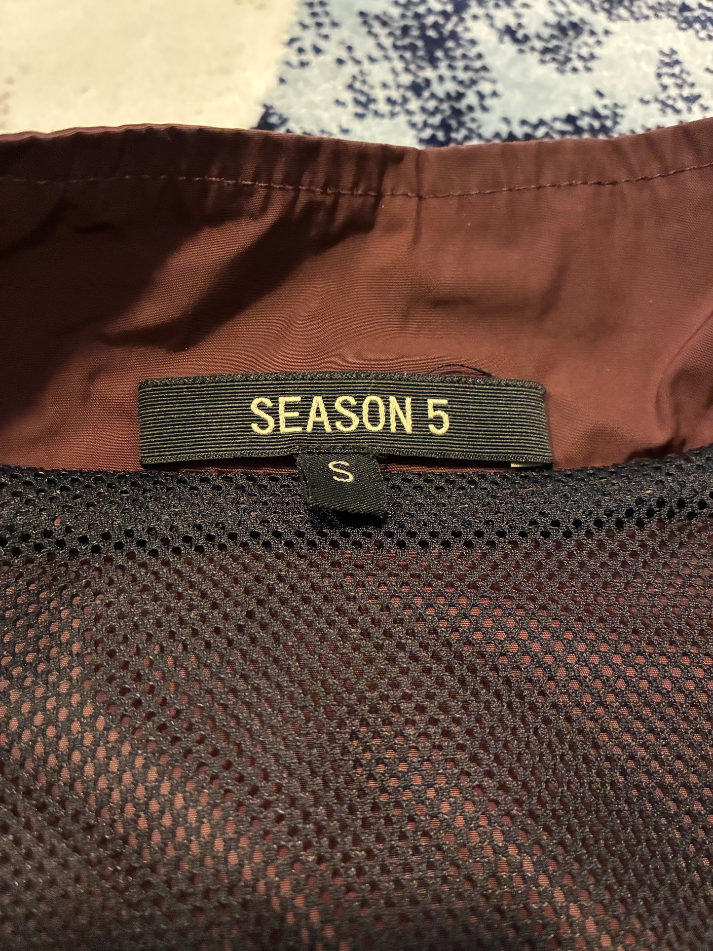 Yeezy Season 5 Half-Zip Windbreaker 'Oxblood' (Pre-Owned)