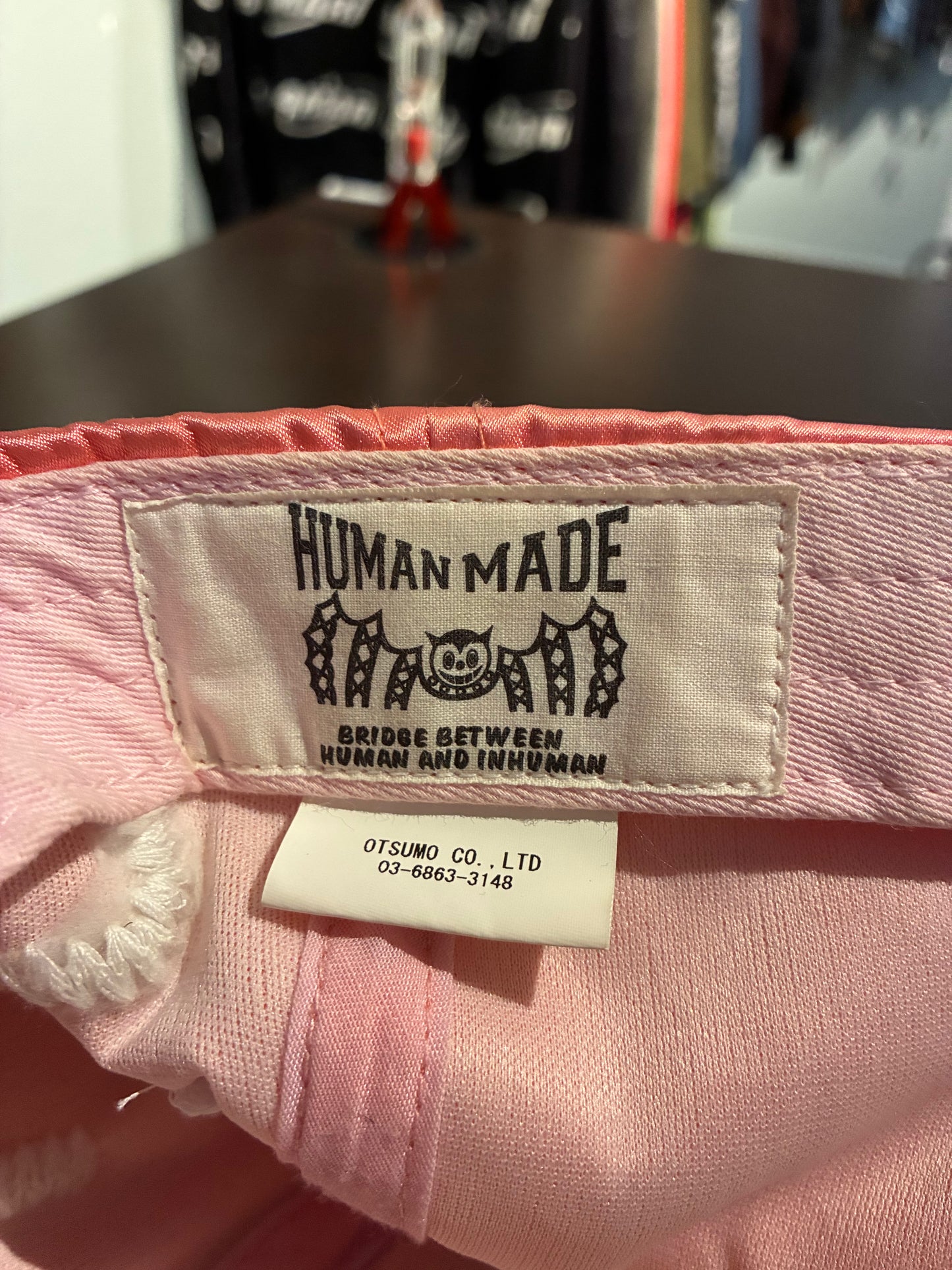 Cactus Plant Flea Market x Human Made Dry Alls Satin Stitch Cap 'Pink'