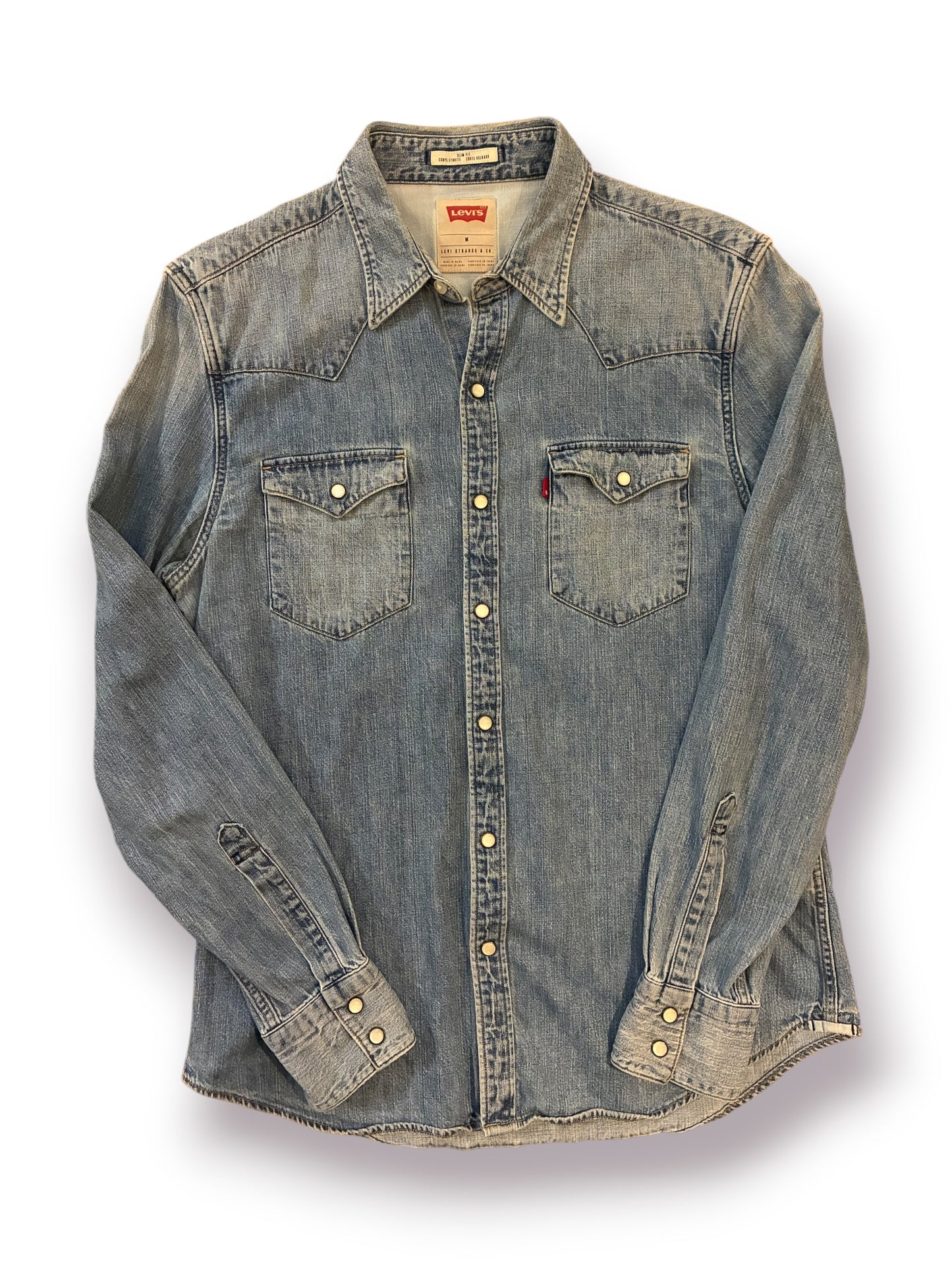 Levi’s Long-Sleeve Denim Western Shirt (Pre-Owned)