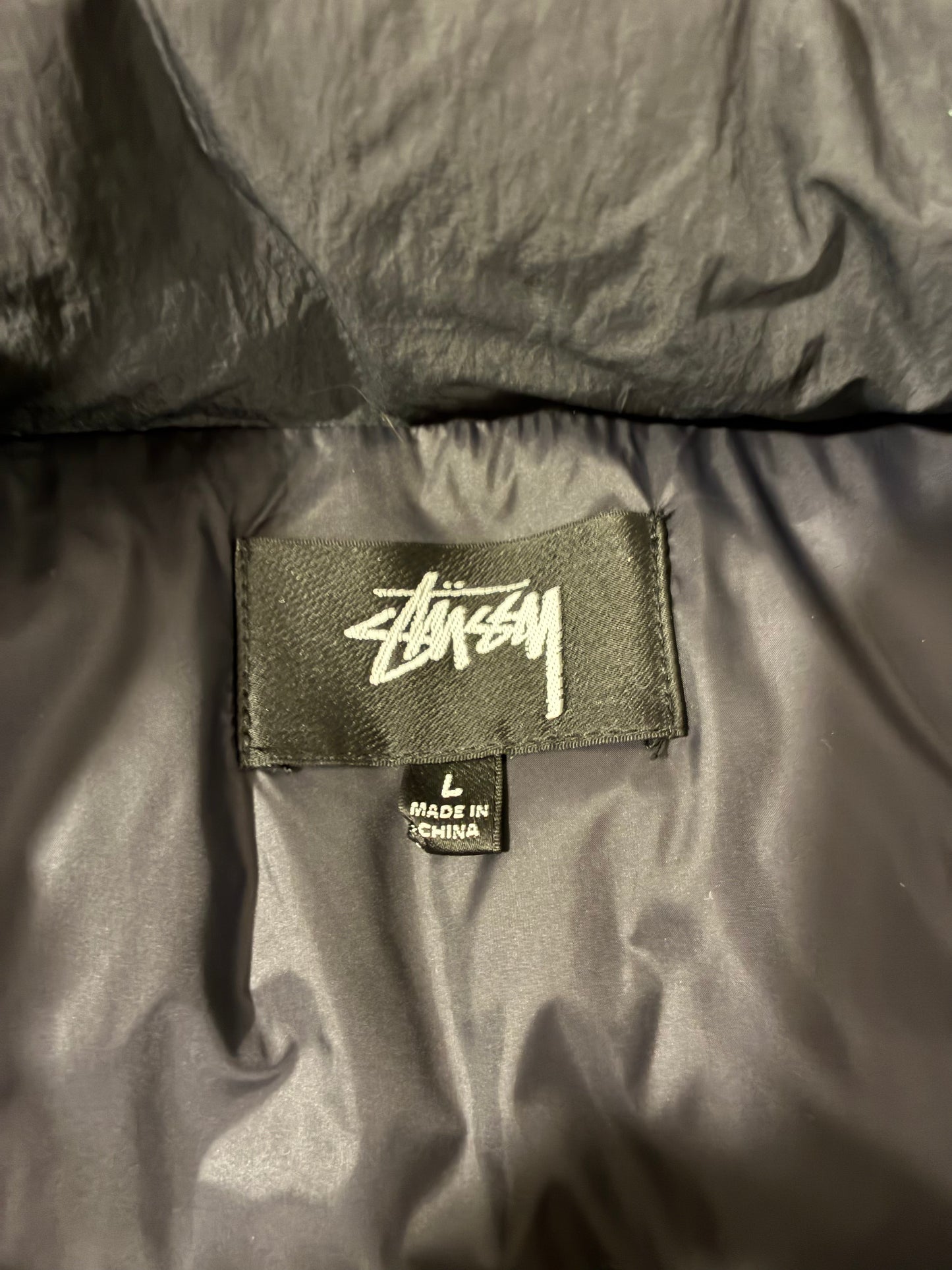 Stussy Nylon Down Puffer ‘Black’ (Pre-Owned)