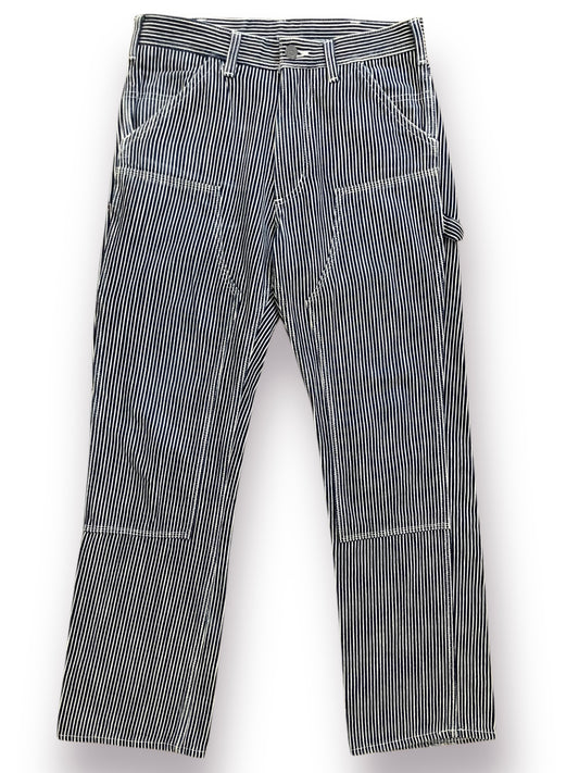 Visvim Double Knee Carpenter Hickory Stripe Carpenter Pants (Pre-Owned)