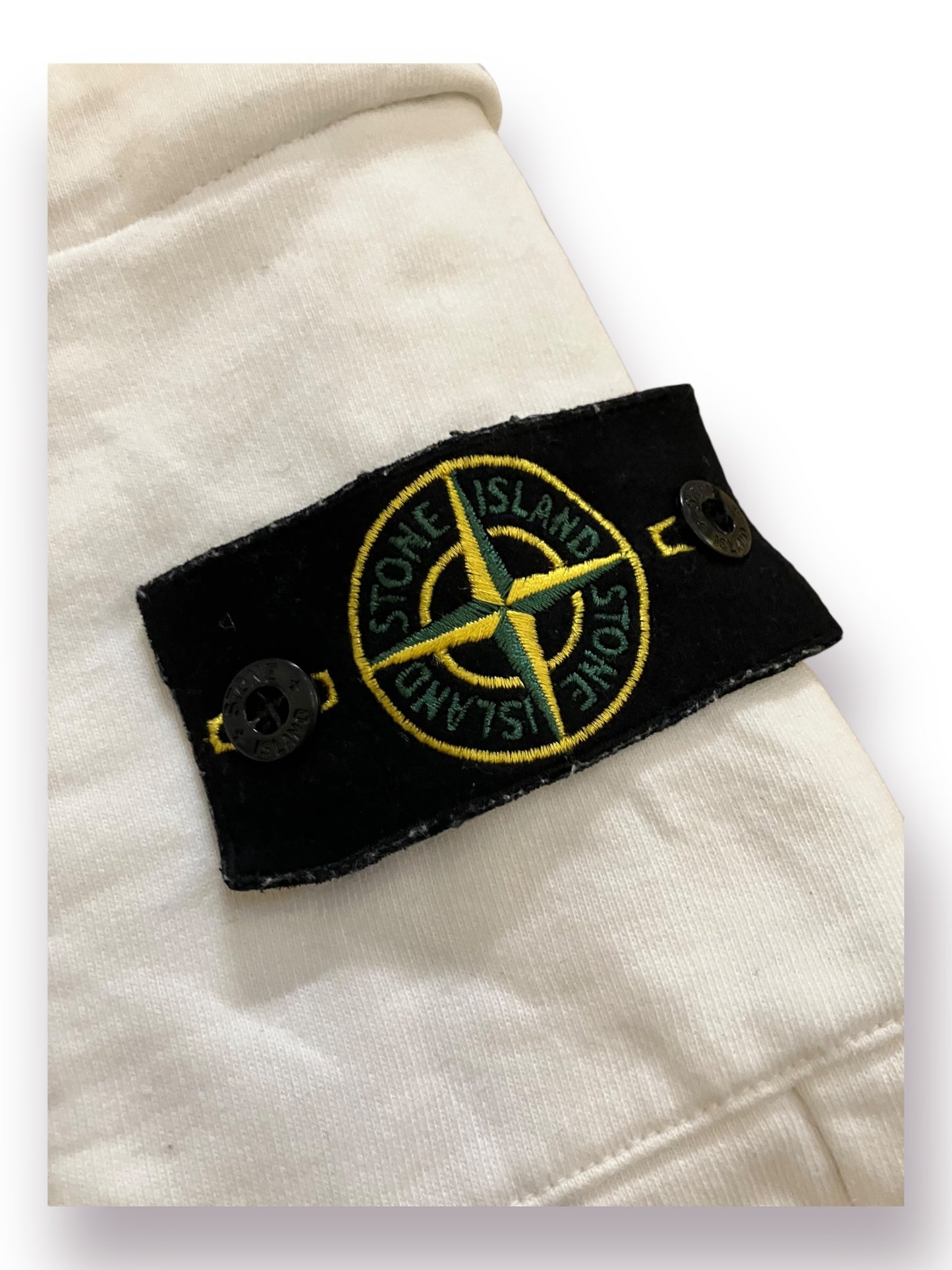 Stone Island Cargo Bermuda Shorts 'White' (Pre-Owned)