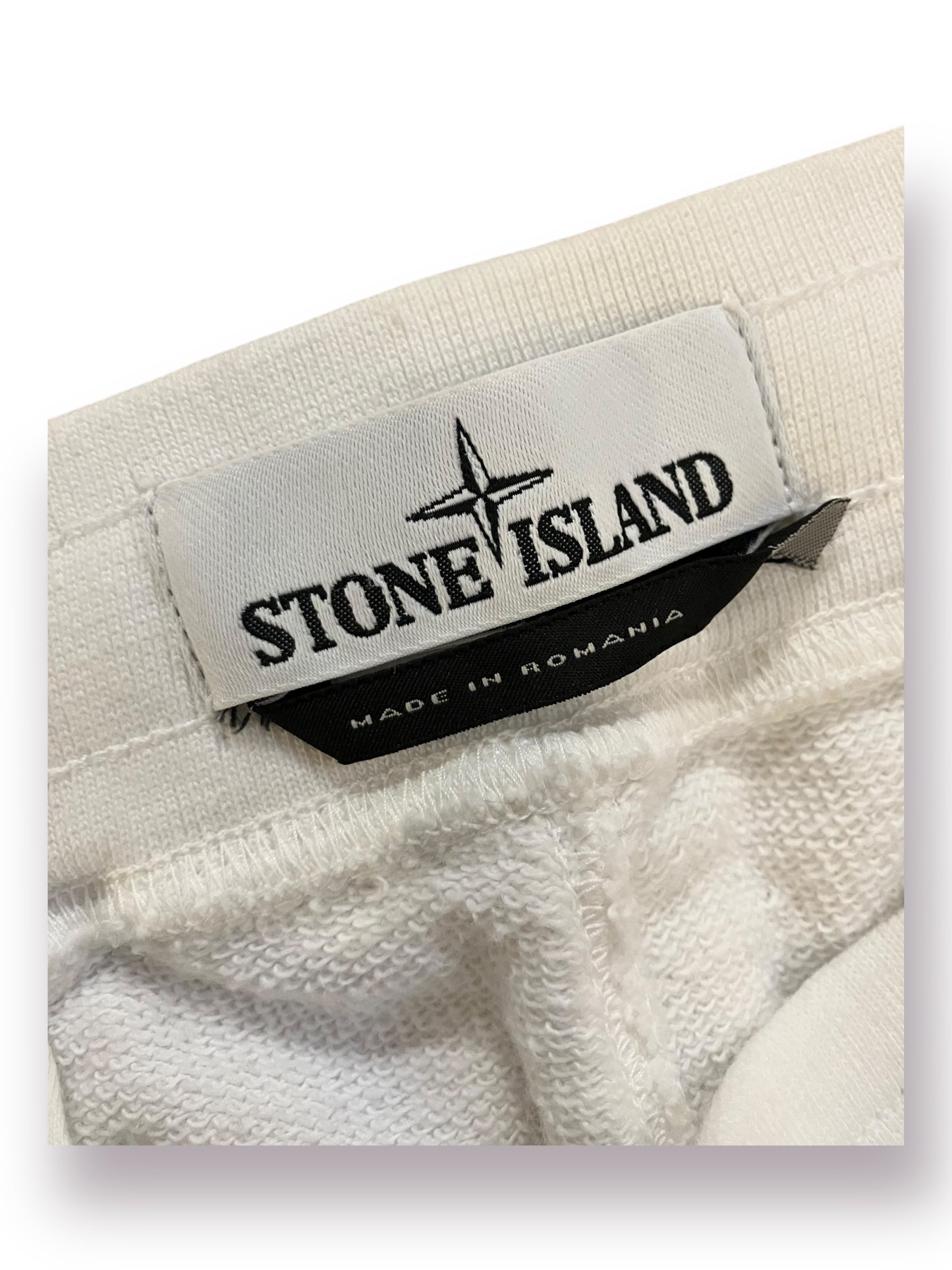Stone Island Cargo Bermuda Shorts 'White' (Pre-Owned)