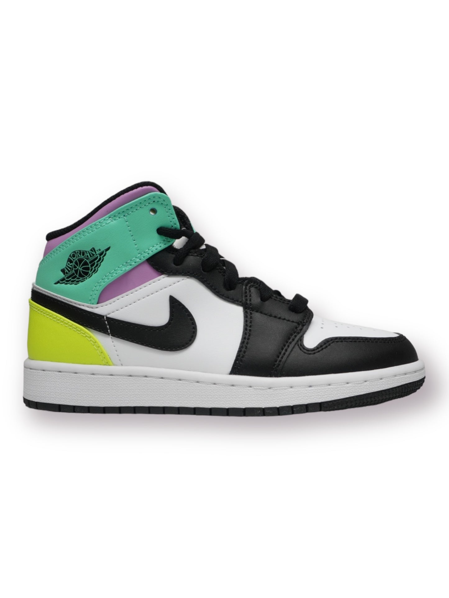 Jordan 1 Mid 'Pastel Black Toe'