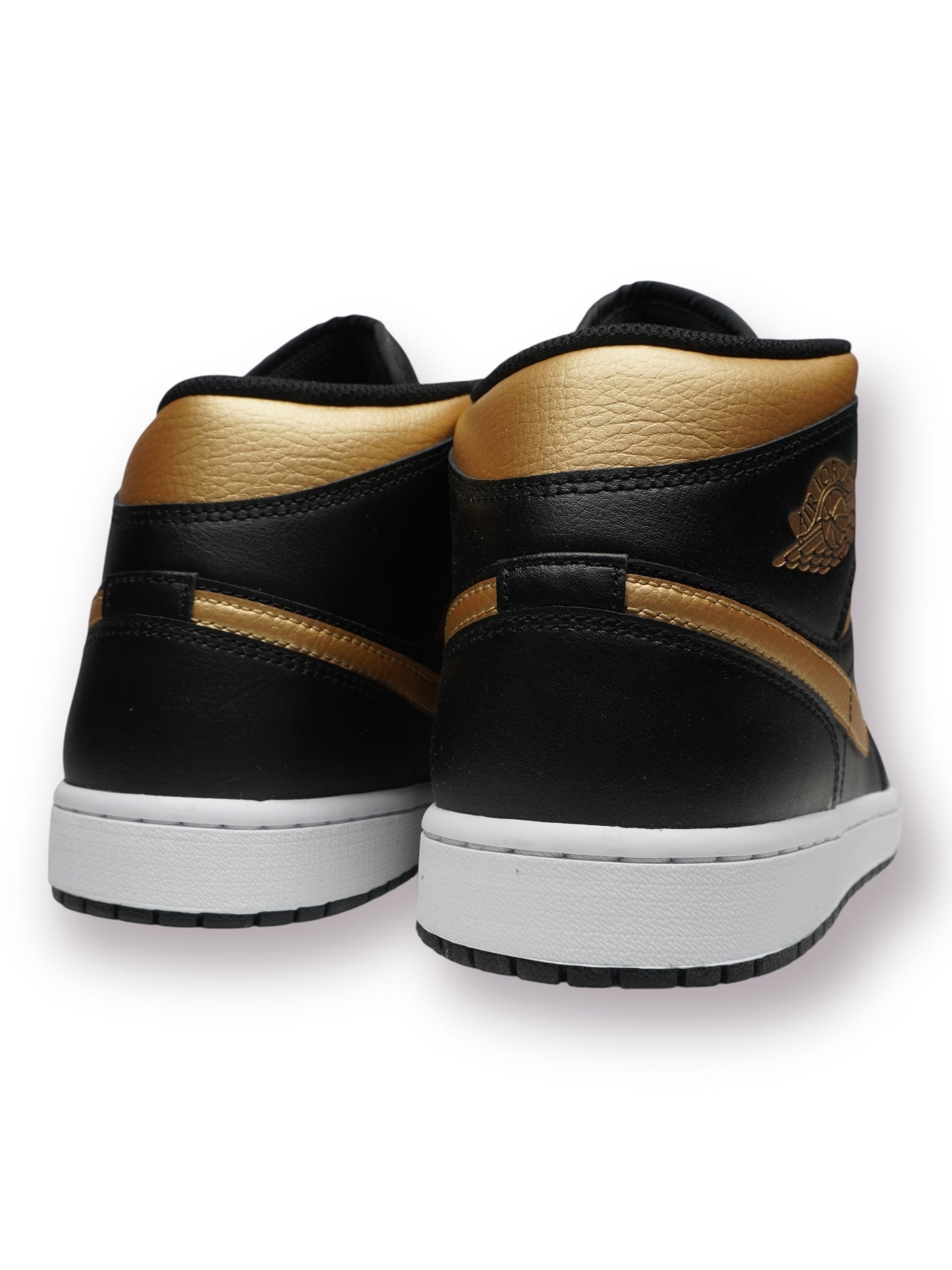Jordan 1 Mid 'Black/Metallic Gold'