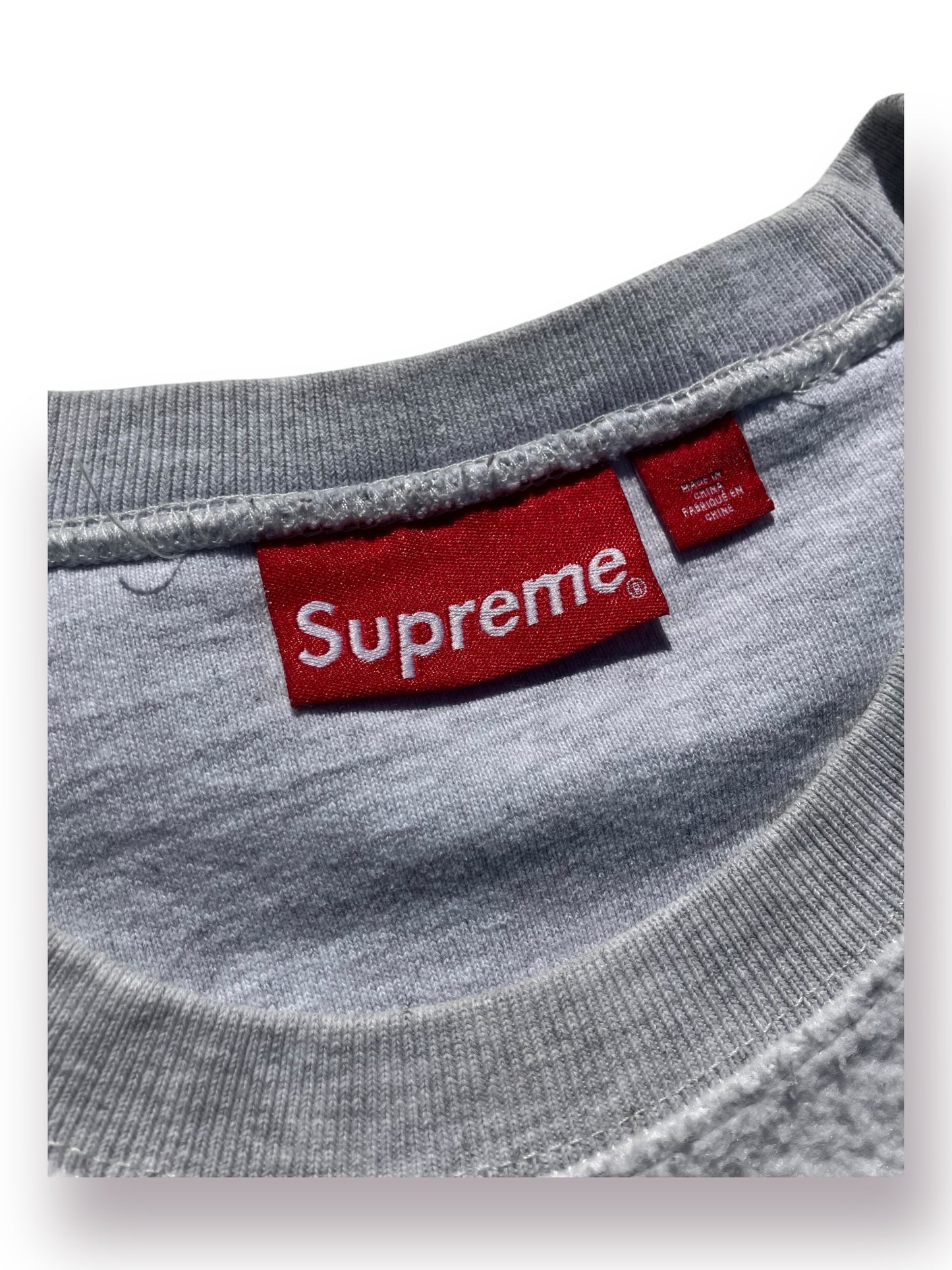 Supreme Inside Out Crewneck 'Ash Grey' (Pre-Owned)
