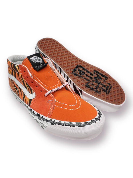 Aries x Vans Vault Sk8-Mid 'Tiger Orange'