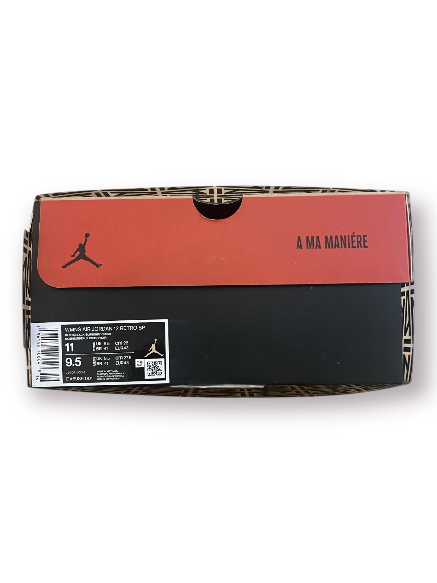 A Ma Maniere x Jordan 12 'Black' – cratershop.us A Ma Maniere x Jordan 12 'Black' – cratershop.us