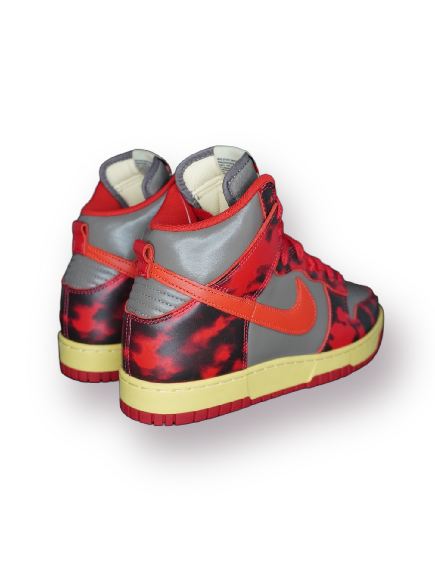 Nike Dunk High 1985 'Red Acid Wash'